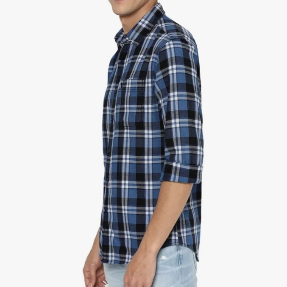 American Eagle Super Soft Blue Flannel